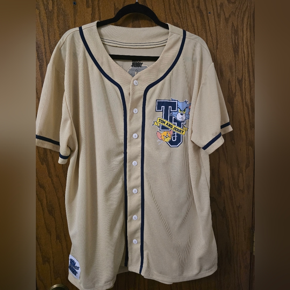 Tom and Jerry Baseball Jersey